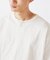 スラブ天竺 1ボタン ヘンリーネック Tシャツ