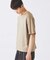 スラブ天竺 1ボタン ヘンリーネック Tシャツ