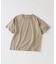 スラブ天竺 1ボタン ヘンリーネック Tシャツ