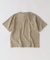 スラブ天竺 1ボタン ヘンリーネック Tシャツ