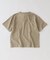 スラブ天竺 1ボタン ヘンリーネック Tシャツ