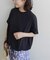 《一部WEB限定追加2》フレンチスリーブボーダーTシャツ