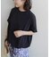 《一部WEB限定追加2》フレンチスリーブボーダーTシャツ