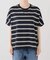 《一部WEB限定追加2》フレンチスリーブボーダーTシャツ