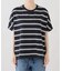 《一部WEB限定追加2》フレンチスリーブボーダーTシャツ