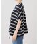 《一部WEB限定追加2》フレンチスリーブボーダーTシャツ
