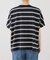 《一部WEB限定追加2》フレンチスリーブボーダーTシャツ