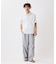 JAMES FABRIC コットンリネン ストライプ 半袖シャツ