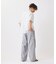 JAMES FABRIC コットンリネン ストライプ 半袖シャツ