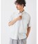 JAMES FABRIC コットンリネン ストライプ 半袖シャツ