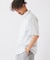 JAMES FABRIC コットンリネン ストライプ 半袖シャツ