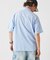 JAMES FABRIC コットンリネン ストライプ 半袖シャツ