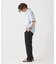 JAMES FABRIC コットンリネン ストライプ 半袖シャツ