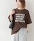メッセージロゴTシャツ