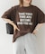 メッセージロゴTシャツ