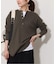 【Hanes×relume】別注Newワッフルヘンリーネックプルオーバー