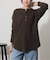 【Hanes×relume】別注Newワッフルヘンリーネックプルオーバー