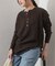 【Hanes×relume】別注Newワッフルヘンリーネックプルオーバー