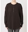【Hanes×relume】別注Newワッフルヘンリーネックプルオーバー