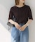 バイカラーベロアTEE