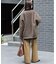 コットンツイルワイドパンツ