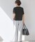 コットンカバーリングシアーTシャツ