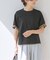 コットンカバーリングシアーTシャツ