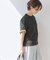 コットンカバーリングシアーTシャツ