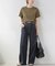 コットンカバーリングシアーTシャツ