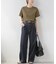 コットンカバーリングシアーTシャツ