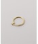 【Artisav/アルティサヴ】 silver GP hoop earring：ピアス