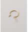 【Artisav/アルティサヴ】 silver GP hoop earring：ピアス