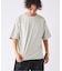 トップメランジ スリット Tシャツ
