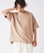 トップメランジ スリット Tシャツ