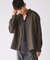 リネンブレンド メランジドビー シャツ