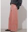 コットンコーデュロイイージーワイドパンツ