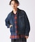スモーキー デニム ジップ ジャケット