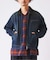 スモーキー デニム ジップ ジャケット