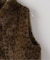 【ARCHIVE STANCE/アーカイブスタンス】 fake fur mini vest