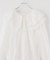 【crinkle crinkle crinkle】  double ruffle neck blouse