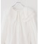 【crinkle crinkle crinkle】  double ruffle neck blouse