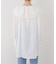 【crinkle crinkle crinkle】  double ruffle neck blouse
