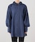 【crinkle crinkle crinkle】 indigo frill collar shirts