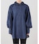 【crinkle crinkle crinkle】 indigo frill collar shirts