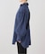 【crinkle crinkle crinkle】 indigo frill collar shirts