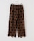 【crinkle crinkle crinkle】3D embroidery leopard easy pt：パンツ