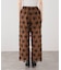 【crinkle crinkle crinkle】3D embroidery leopard easy pt：パンツ
