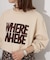 WHEREロングスリーブTEE