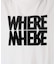 WHEREロングスリーブTEE