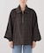 【PROVOKE/プロヴォーク】half zip check shirt
